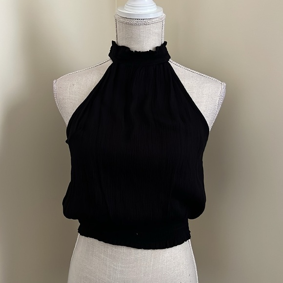 🆕 Angie Black Halter Top - Picture 4 of 10